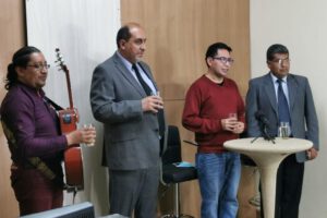 Brindis de inauguración y homenaje a Oruro con LA PATRIA Radio