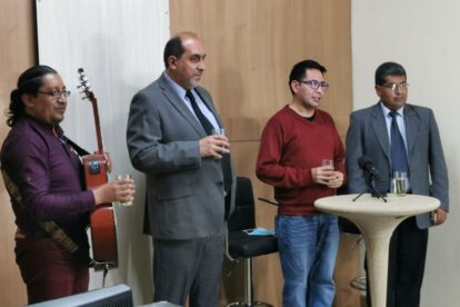Brindis de inauguración y homenaje a Oruro con LA PATRIA Radio