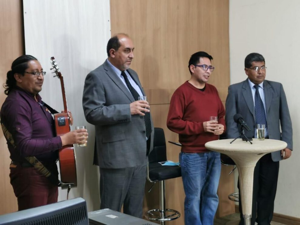 Brindis de inauguración y homenaje a Oruro con LA PATRIA Radio