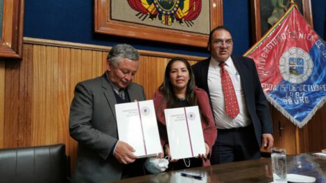Pasantías en Segip y Cartonbol para estudiantes de la UTO