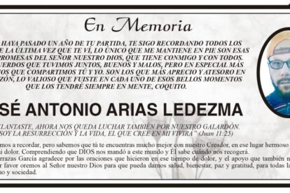 En Memoria de José Antonio Arias Ledezma