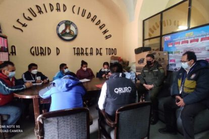 Inspección ruta del Carnaval de Oruro