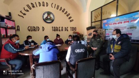 Inspección ruta del Carnaval de Oruro