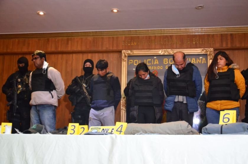 Aprehendidos por atraco en La Paz