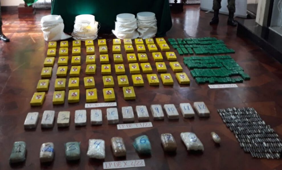 Incautación de droga en La Paz