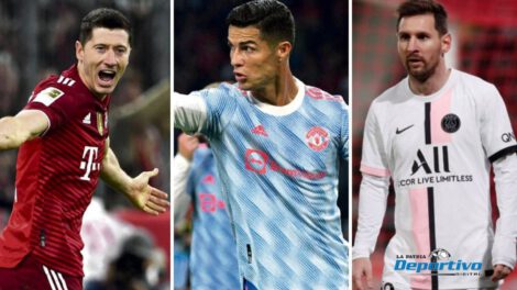 Champions League con Robert Lewandowsky, Cristiano Ronaldo y Lionel Messi
