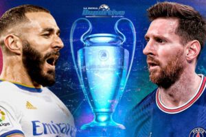 PSG frente al Real Madrid en la Champions League