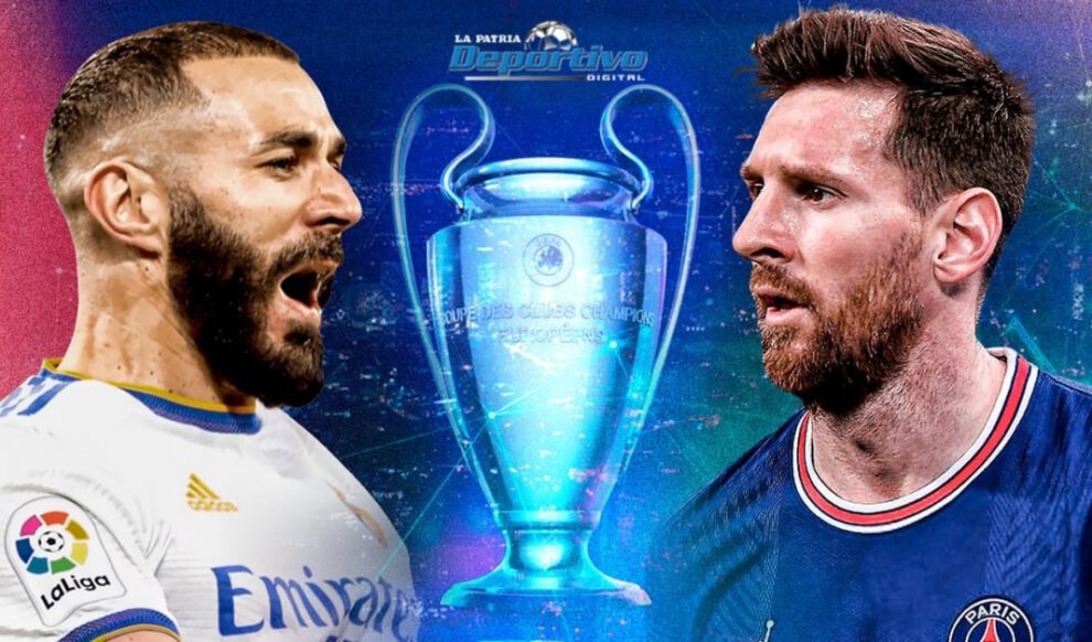 PSG frente al Real Madrid en la Champions League