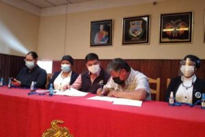 Punto de vacunación contra el Covid-19 en la ACFO