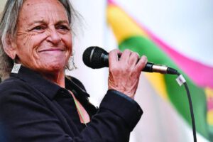 Amparo Carvajal, presidente de la Asamblea Permanente de Derechos Humanos en Bolivia