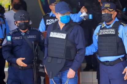Captura de expresidente hondureño Juan Orlando Hernández