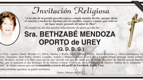 Invitación Religiosa por Bethzabé Mendoza Oporto