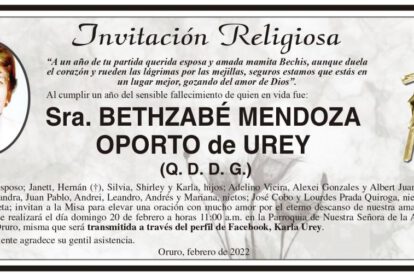 Invitación Religiosa por Bethzabé Mendoza Oporto