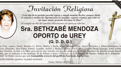 Invitación Religiosa por Bethzabé Mendoza Oporto