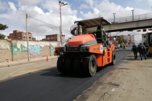 Recapado de vía férrea para el Último Convite en Oruro