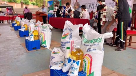 Paquete alimentario para personas con discapacidad