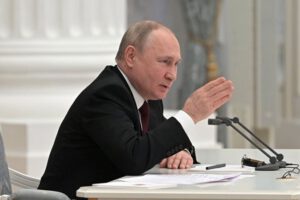 Reconocimiento de independencia de Ucrania por Putin