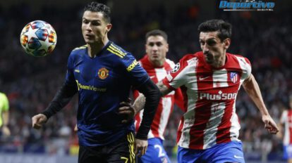 Empate Atlético de Madrid Manchester United en la Champions League