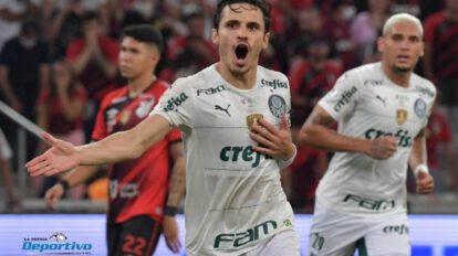 Recopa Sudamericana empatada 2-2 entre Palmeiras y Athletico Paranaense