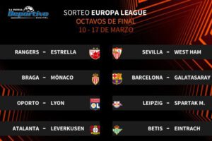 octavos de final Europa League con Barcelona y Galatasaray