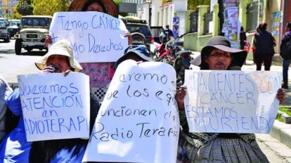 Centros oncológicos en La Paz no operan por falta de personal