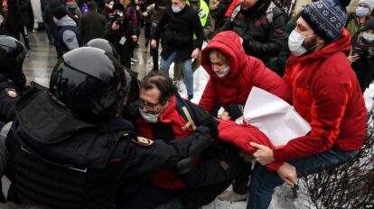 Protestas en Rusia contra la guerra en Ucrania