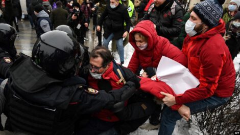 Protestas en Rusia contra la guerra en Ucrania