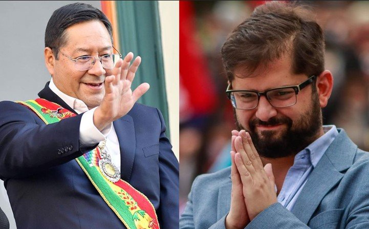 Luis Arce asiste a la posesión de Boric como nuevo Presidente de Chile