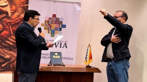 nuevo presidente interino de ENDE