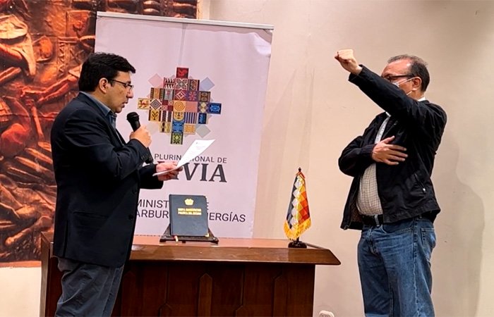 nuevo presidente interino de ENDE