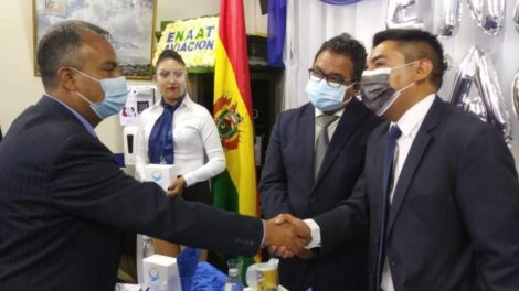 Enaat Aviación inauguración de agencia en Potosí