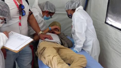 Atención médica en Carnaval de Oruro