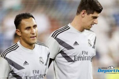 Keylor Navas en el PSG enfrentando a Courtois del Real Madrid