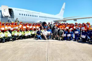 Brigadistas retornaron a Bolivia tras ayudar a sofocar incendio en Argentina