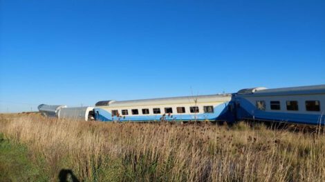 Descarrilamiento de tren en Olavarría deja 21 heridos