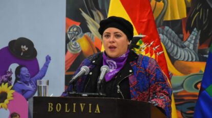 Comisión de revisión de casos de feminicidio y violación con la Ministra de la Presidencia, María Nela Prada