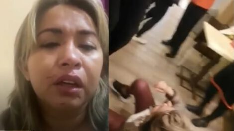 Evelin Gonzales denuncia agresión en el Día de la Mujer
