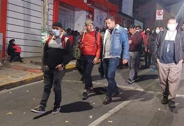 La dirigencia de los maestros tras la reunión con autoridades de Educación