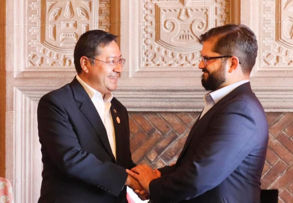 Relaciones Bolivia Chile entre Luis Arce y Gabriel Boric