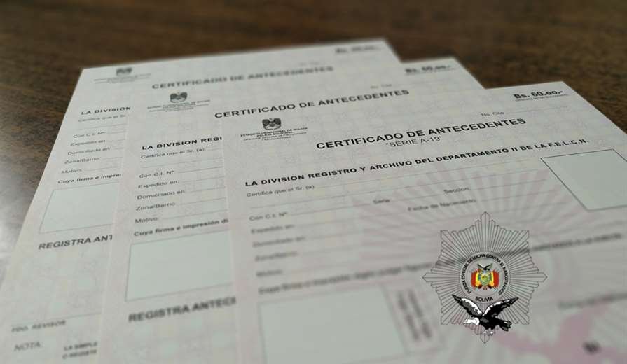 Certificado Único Digital de Antecedentes Policiales