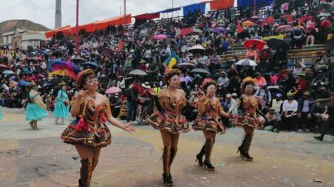 Carnaval de Oruro 2022 dejó con déficit de más de dos millones