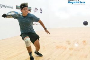 Conrado Moscoso campeón nacional en torneo de raquetbol