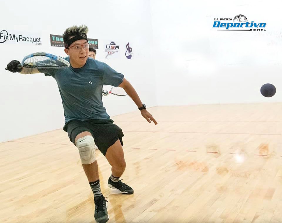 Conrado Moscoso campeón nacional en torneo de raquetbol