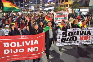 Repostulación de Evo Morales en Bolivia