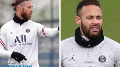 Neymar y Ramos molestos por el trato de los hinchas del PSG