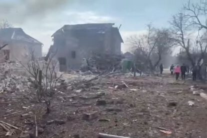 Bombardeo en Mariupol que afectó a un teatro refugio para civiles