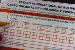 Censo de Población y Vivienda en Bolivia