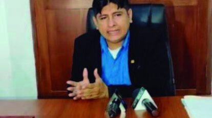 Rolando Cuéllar, diputado del MAS