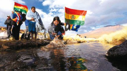 Las aguas del Silala nacen en territorio boliviano
