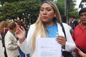 Milena Soto, líder de la Resistencia Juvenil Cochala, apoya a Jeanine Áñez en las Elecciones Generales